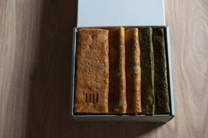 『Online exclusive』Crepe chocolate sandwich assortment with "Matcha Raspberry" [5 pieces in a box]