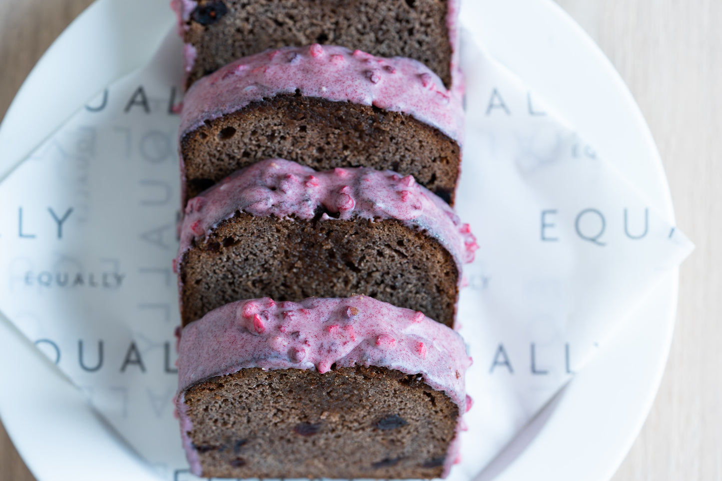 Assortment of 4 chocolate raspberry cakes